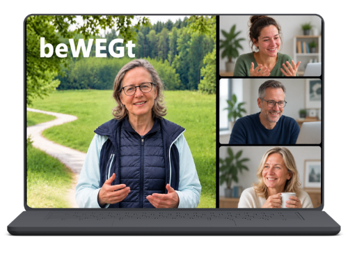 Der beWEGt Club - online mit Maike Lenz